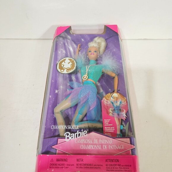 Champion Skater Barbie Foreign Doll 19165 New NRFB 1997 Mattel VHTF - Picture 5 of 5